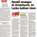 Naratif Serangan Di Christchurch, Sri Lanka Kaitkan Islam