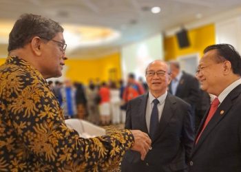 This evening at the Vatican reception.