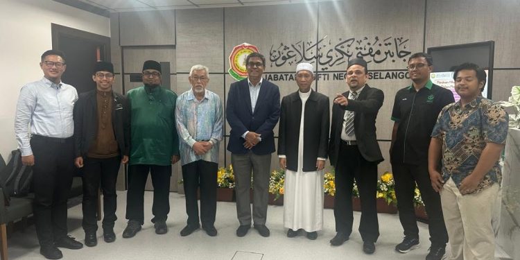 Perjumpaan CEO ACCIN dan wakil ahli gabungan berkunjung ke pejabat SS Mufti Selangor